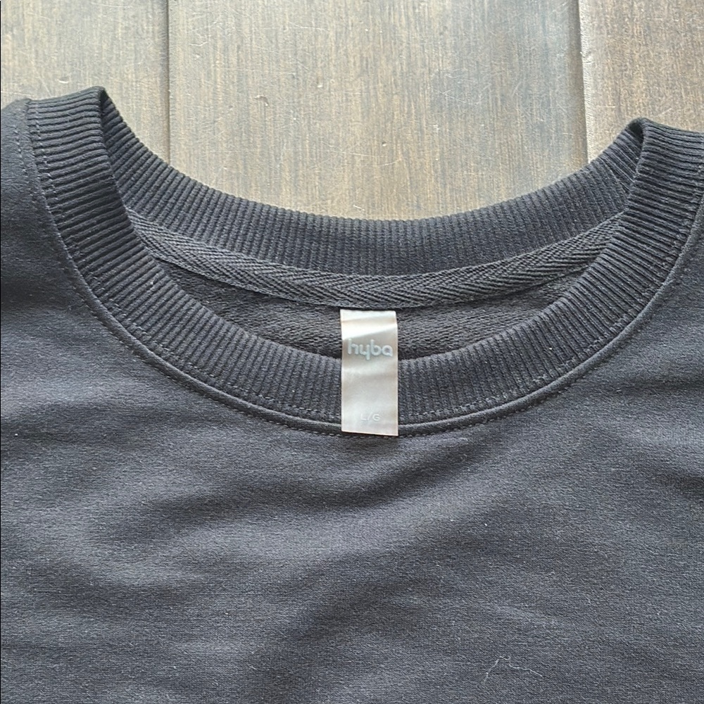 Hyba Black women’s Sweater, size large - crew neck - Picture 3 of 10